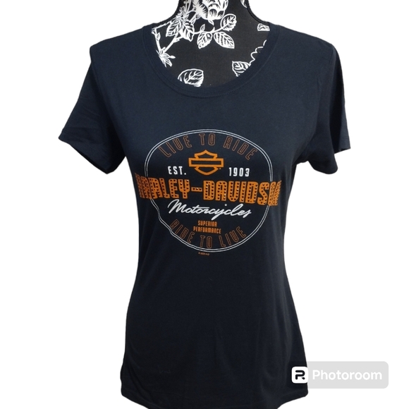 Harley Davidson River Street NWT Tee - Picture 1 of 7